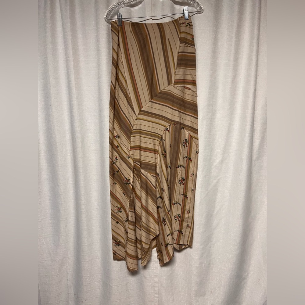 Free People Imogene Maxi Skirt Peach Combo NWOT - Picture 7 of 9